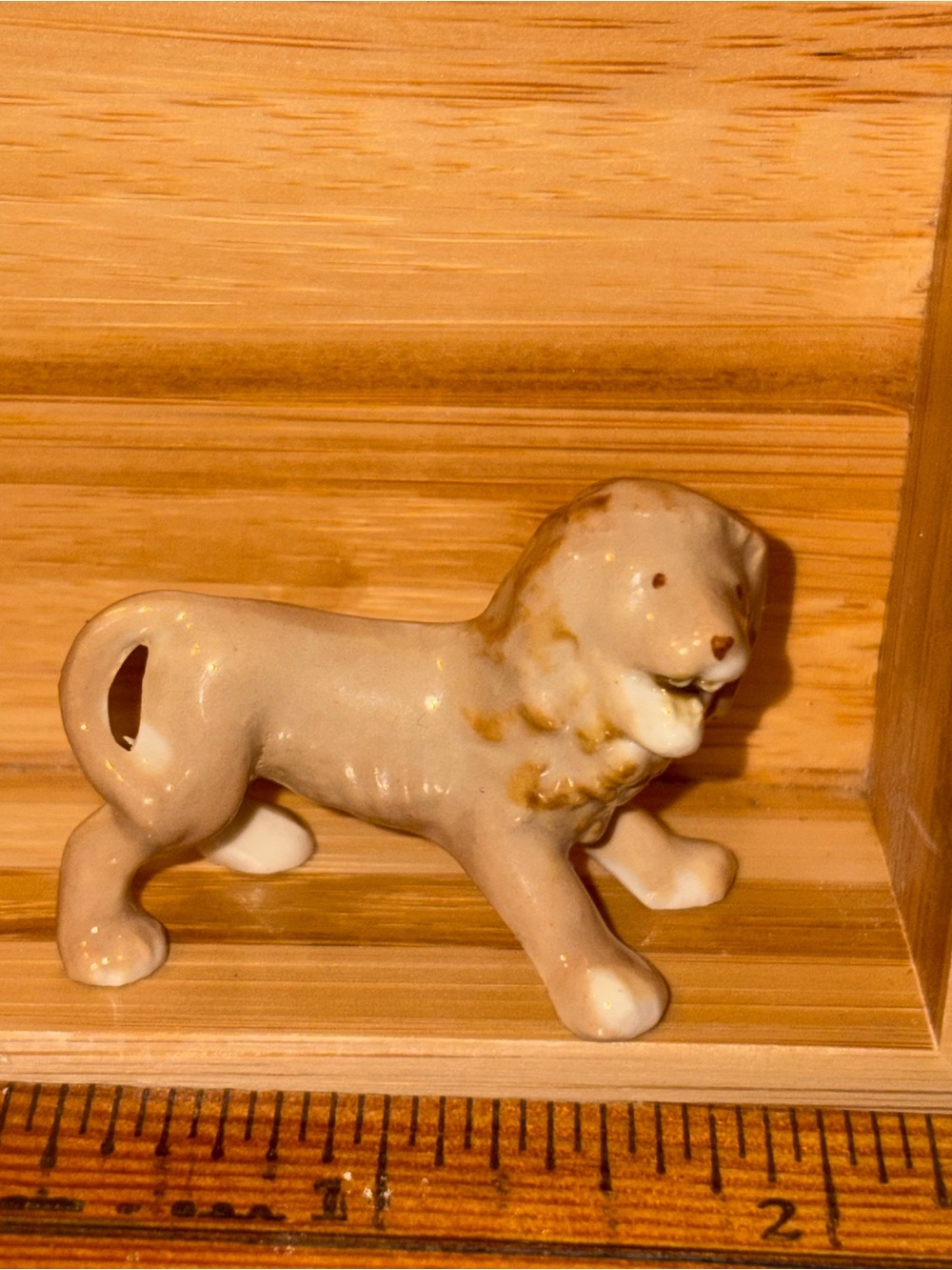 Wade First Whimsies Early Lion 1955 Mini Porcelain Figurine Miniature Trinket